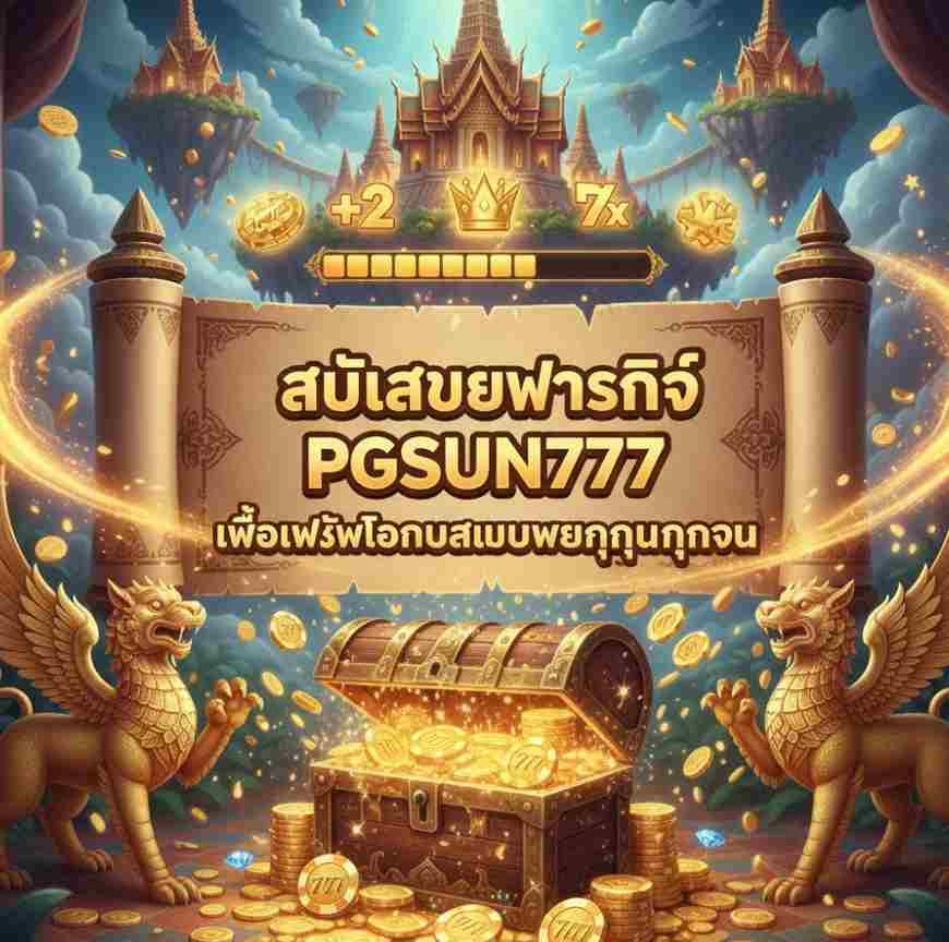 อัปเลเวลภารกิจ PGSUN777 เพื่อเพิ่มโบนัสแบบทวีคูณทุกวัน