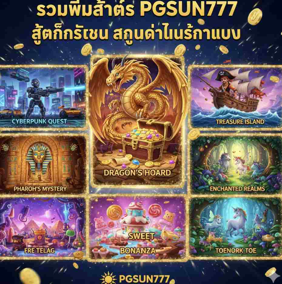 รวมธีมสล็อต PGSUN777