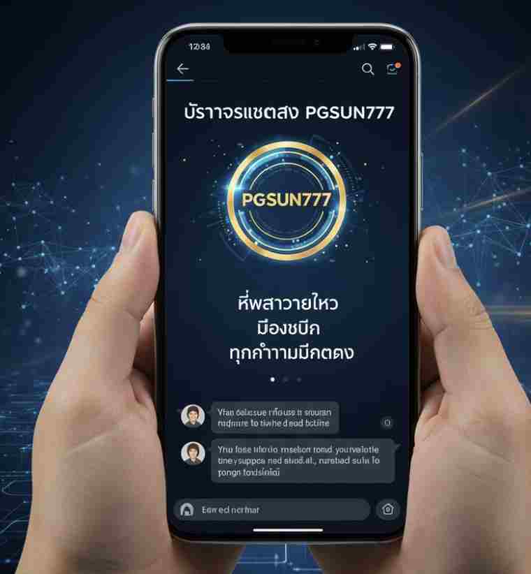 บริการแชตสด PGSUN777 ช่วยเหลือเร็ว มืออาชีพ ทุกคำถามมีคำตอบ