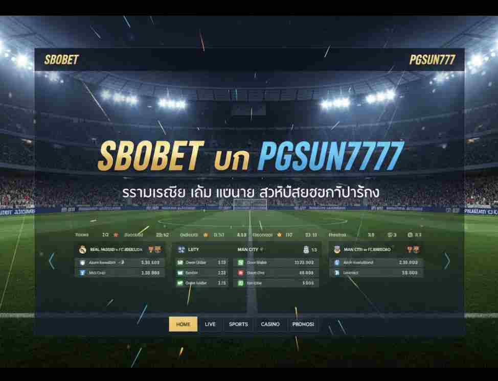 SBOBET ที่ PGSUN777