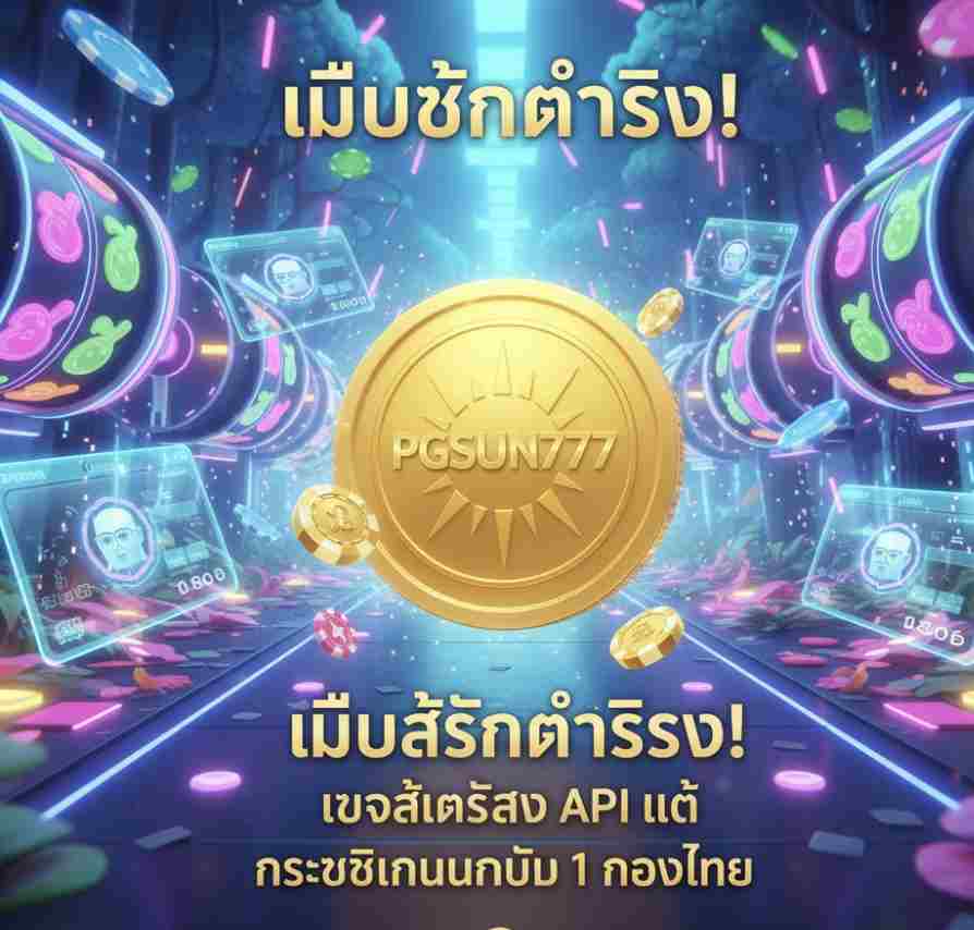 PGSUN777 เว็บสล็อตสด API